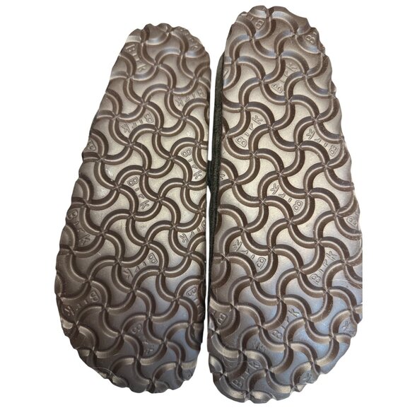 Birkenstock Boston Shearling Mocha Suede Genuine Shearling Lined Size 35 New - Picture 16 of 16